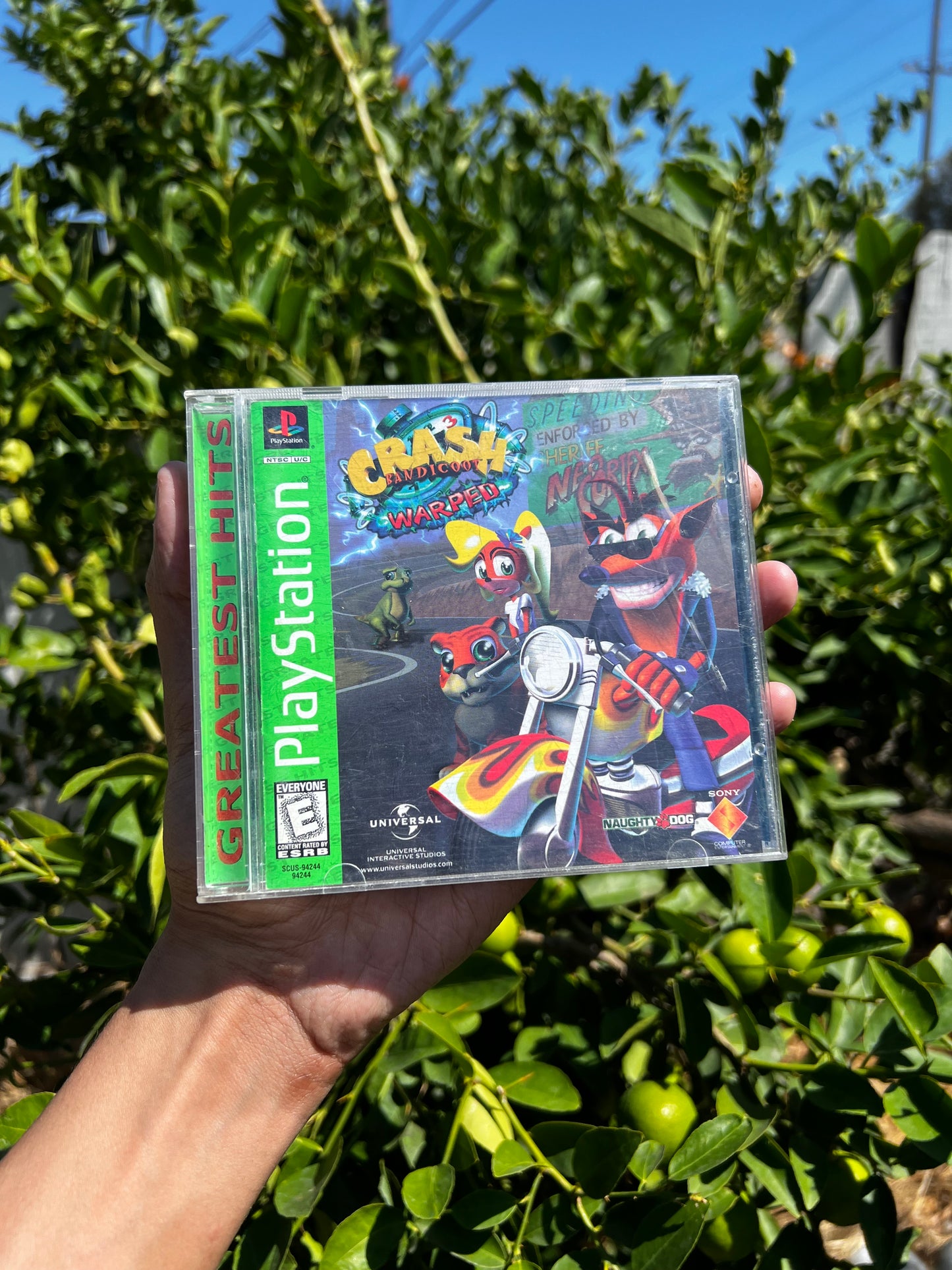 Crash Bandicoot Warped (Greatest Hits) CIB for PS1