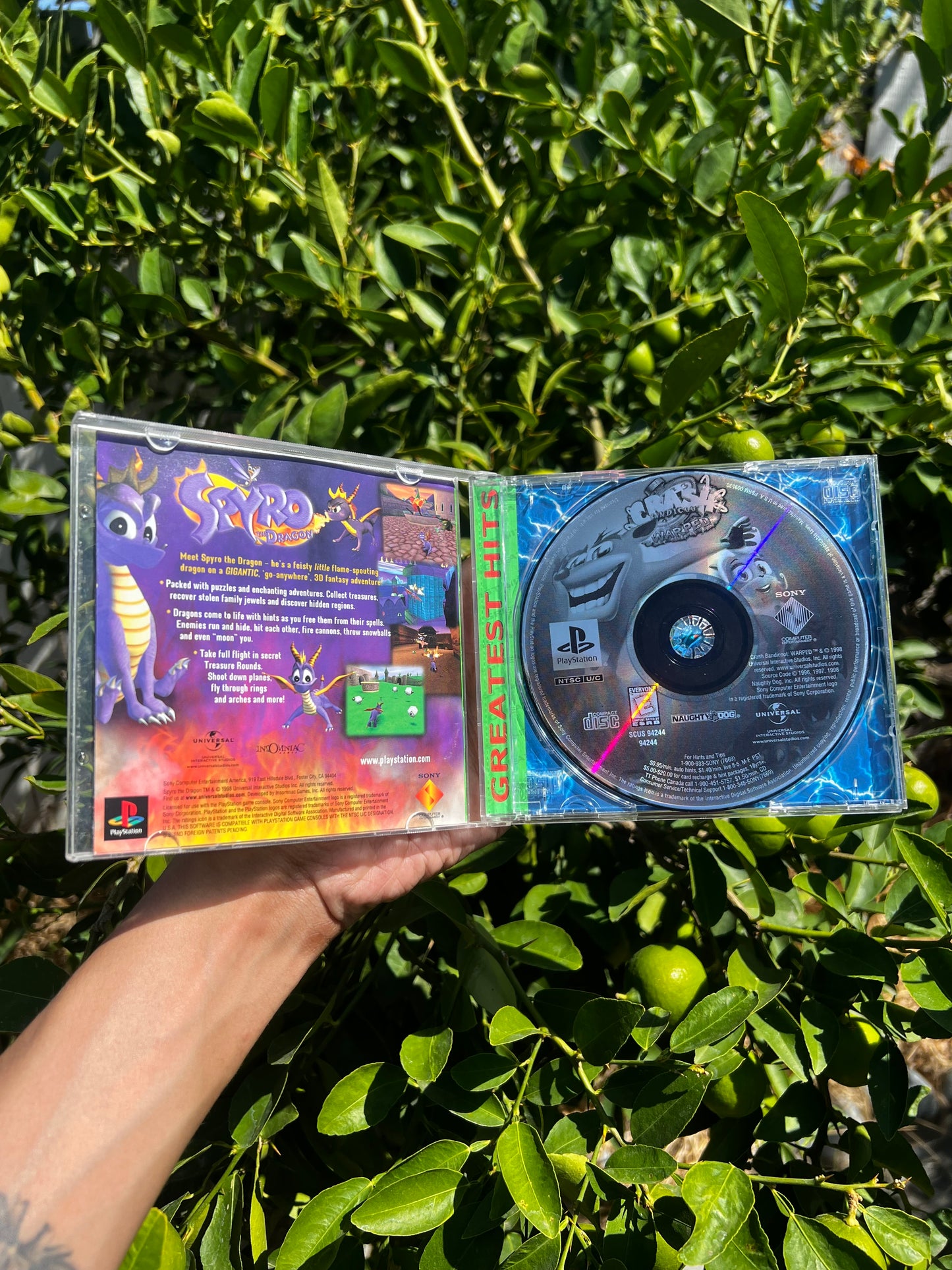 Crash Bandicoot Warped (Greatest Hits) CIB for PS1