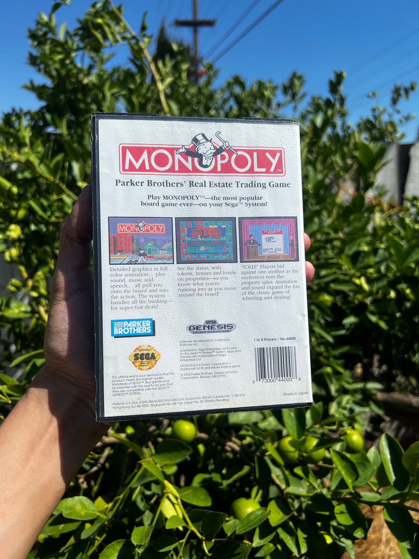 Monopoly CIB for SEGA Genesis