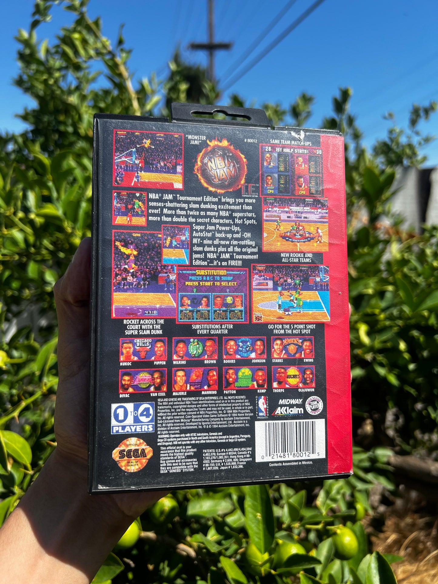 NBA Jam Tournament Edition CIB for SEGA Genesis