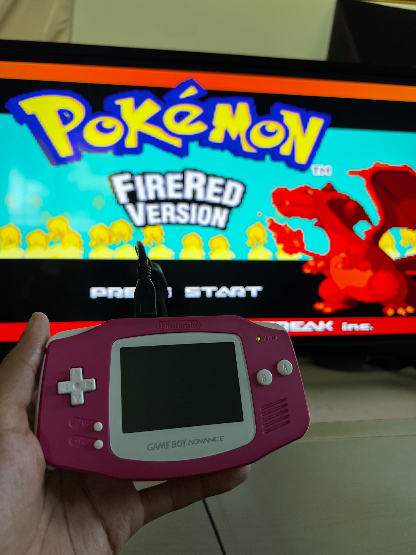 Pink GBA IPS Screen Mod / HDMI Output Mod