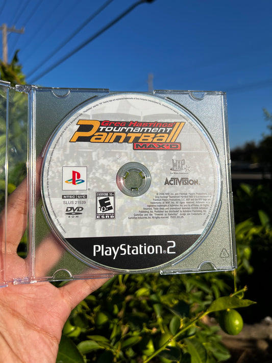 Greg Hastings Tournament Paintball Max'd For PS2