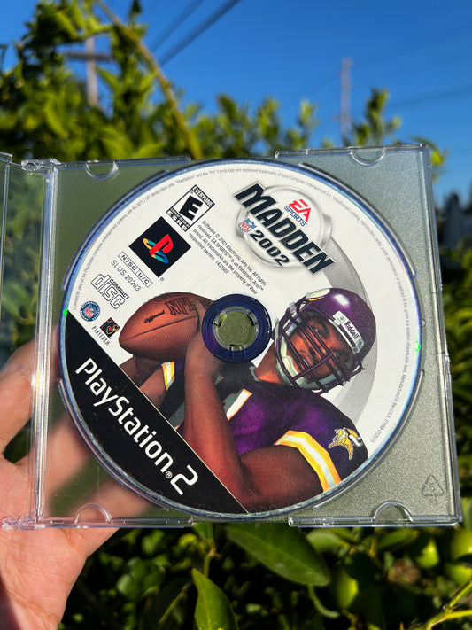 Madden 2002 For PS2