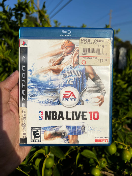 NBA Live 10 for PS3