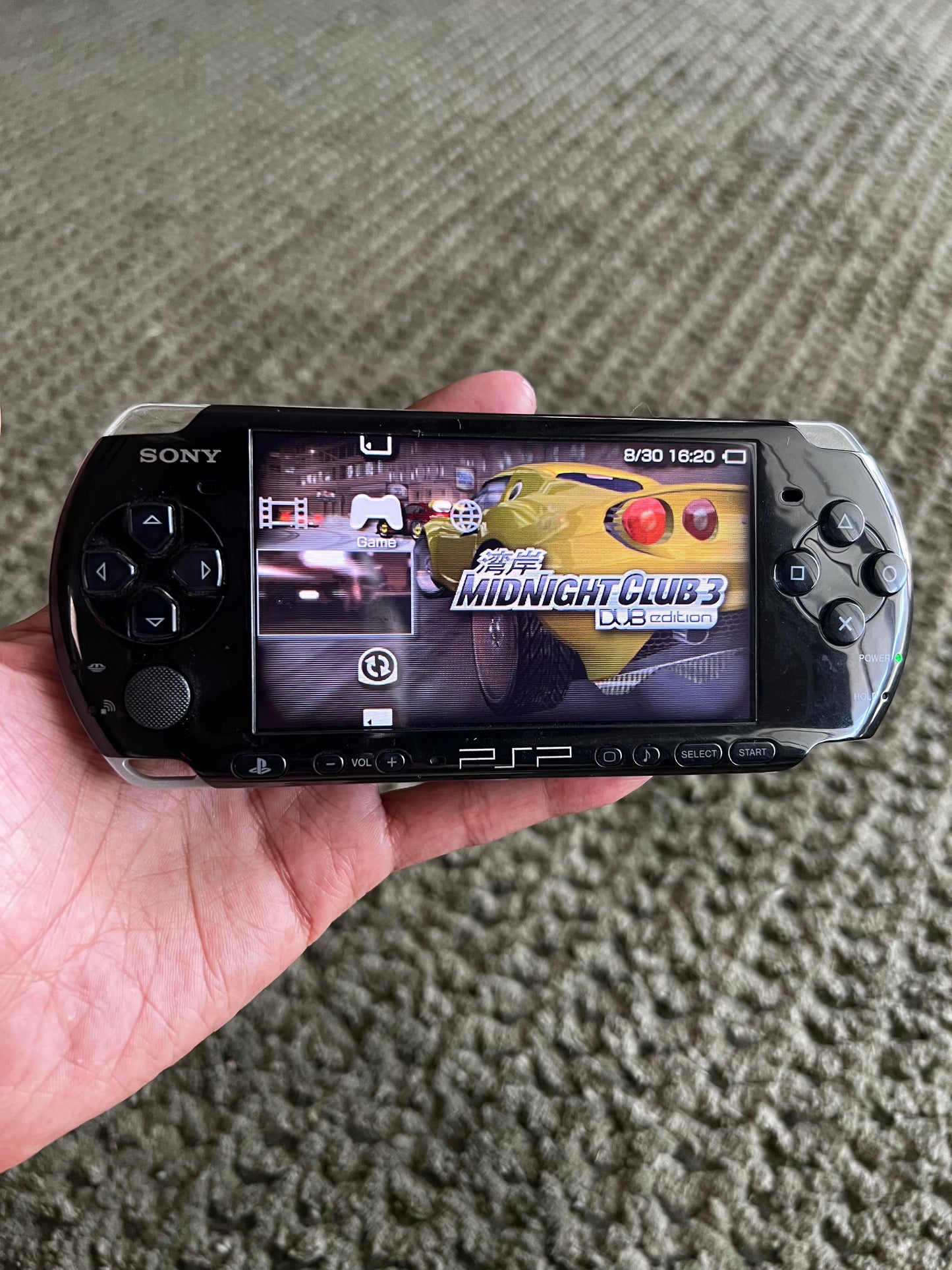 Black PSP 3000