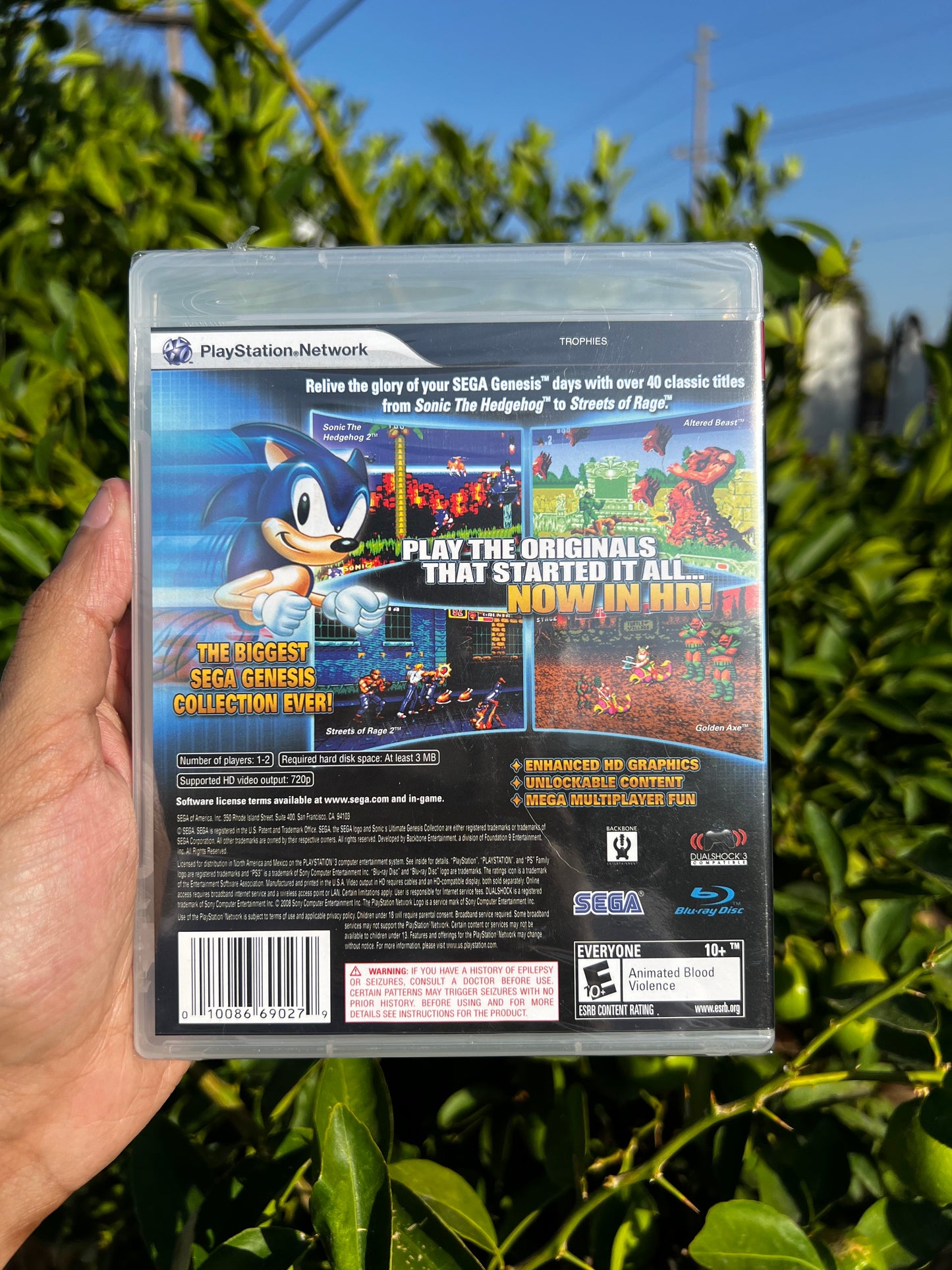 SEALED Sonic's Ultimate Genesis Collection for PS3